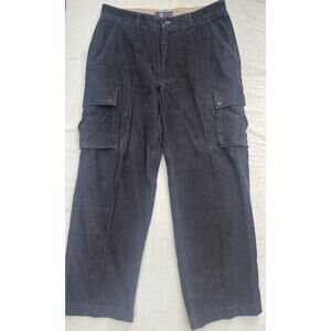 Vintage Tommy Hilfiger Men's Size‎ 36/30 Wide Leg Cargo Corduroy Pants Classic